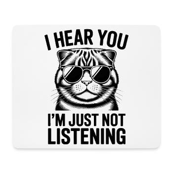 Scottish Folding Cat Scottish Fold Gift - Mouse Pad (horizontal) - white - Front