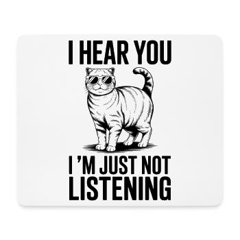 Schottische Faltohrkatze Scottish Fold Geschenk - Mousepad (Querformat) - Weiß - Vorne