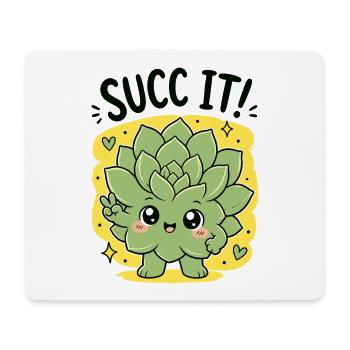 Jardinage urbain succ It Plantes amoureuses des plantes - Tapis de souris (format paysage) - blanc - Devant