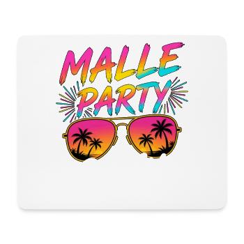 Malle Party Outfit Mallorca Summer Holiday - Mouse Pad (horizontal) - white - Front
