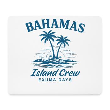 Journée de l’équipage de l’équipage des îles des Bahamas - Tapis de souris (format paysage) - blanc - Devant