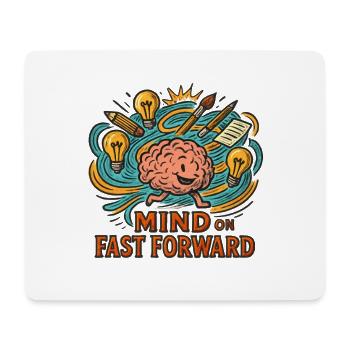 ThoughtTurbo Forward - Mouse Pad (horizontal) - white - Front