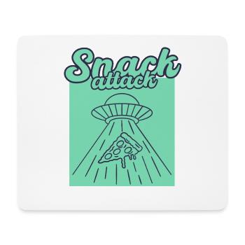 UFO Pizza Snack - Mouse Pad (horizontal) - white - Front