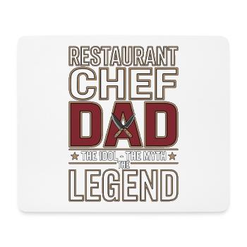 Restaurant Chef Dad The Idol The Professional Chef - Mouse Pad (horizontal) - white - Front