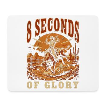 Huit secondes de Gloire Rodeo - Tapis de souris (format paysage) - blanc - Devant