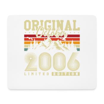 Original octobre 2006 – 20e anniversaire Millésime - Tapis de souris (format paysage) - blanc - Devant