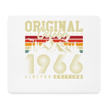Original October 1966 – 60th Birthday Vintage - Mouse Pad (horizontal) - white - Front