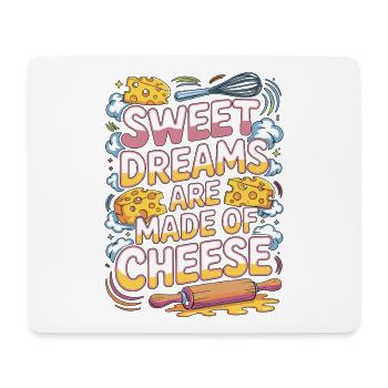 Pastry Chef Sweet Dreams Are Made Of Confectioner - Mouse Pad (horizontal) - white - Front