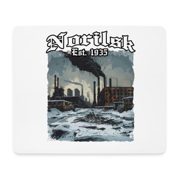 Norilsk 1935 Ville industrielle - Tapis de souris (format paysage) - blanc - Devant