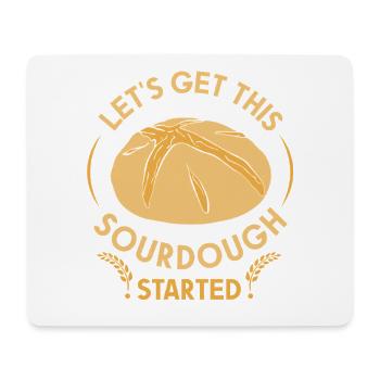 Bread Baker Bakery Bread Roll Baking - Mouse Pad (horizontal) - white - Front
