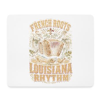 Cajun Kultur French Roots Louisiana Rhythm - Mousepad (Querformat) - Weiß - Vorne