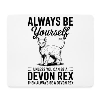 Devon Rex Spruch Katze Lustiges Devon Rex Geschenk - Mousepad (Querformat) - Weiß - Vorne