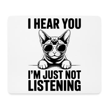 Devon Rex Spruch Katze Lustiges Devon Rex Geschenk - Mousepad (Querformat) - Weiß - Vorne