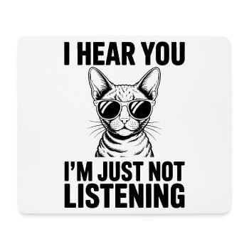 Devon Rex Spruch Katze Lustiges Devon Rex Geschenk - Mousepad (Querformat) - Weiß - Vorne