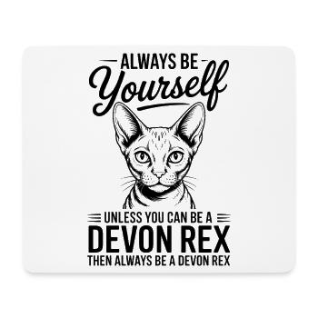 Devon Rex Spruch Katze Lustiges Devon Rex Geschenk - Mousepad (Querformat) - Weiß - Vorne