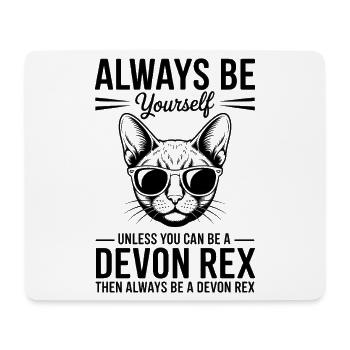 Devon Rex Spruch Katze Lustiges Devon Rex Geschenk - Mousepad (Querformat) - Weiß - Vorne