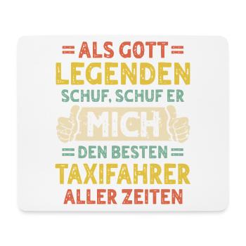 Taxifahrer - Mousepad (Querformat) - Weiß - Vorne