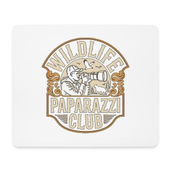 Wildlife Photographer Wildlife Paparazzi Cameraman - Mousepad (Querformat) - Weiß - Vorne