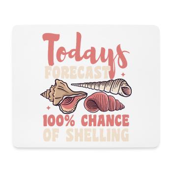 Muscheln sammeln Strand Urlaub Geschenk Spruch - Mousepad (Querformat) - Weiß - Vorne