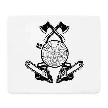 Landschaftsgärtner hart härter Gärtner - Mousepad (Querformat) - Weiß - Vorne