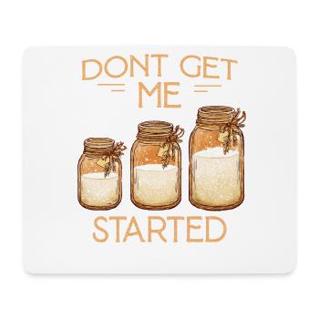 Don't Get Me Started Jars - Mousepad (Querformat) - Weiß - Vorne