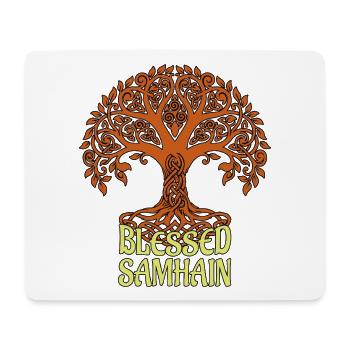 Samhain Wicca Wicca-Orangenbaum des Lebens - Mousepad (Querformat) - Weiß - Vorne