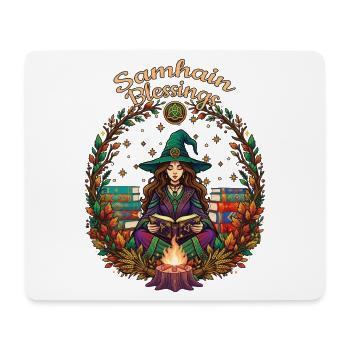 Samhain-Segnungen Hexen-Wicca Wicca-Halloween - Mousepad (Querformat) - Weiß - Vorne