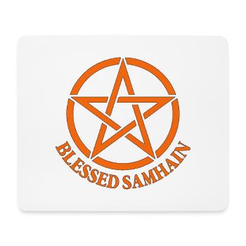Samhain Wicca Wicca-Hexenstern - Mousepad (Querformat) - Weiß - Vorne