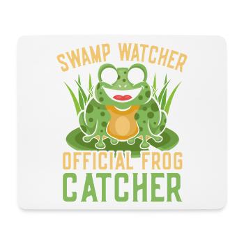 Frog Catcher Swamp Watcher Frog - Mousepad (Querformat) - Weiß - Vorne
