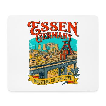 City Industrial Culture Jewel Essen Germany - Mousepad (Querformat) - Weiß - Vorne