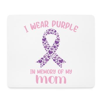 Monat des Überdosisbewusstseins: Unterstützen Sie die Mutter - Mousepad (Querformat) - Weiß - Vorne