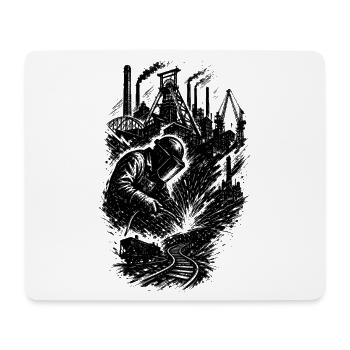 Ruhrpott Bergbau - Mousepad (Querformat) - Weiß - Vorne