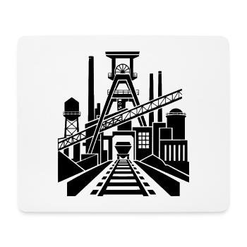 Bergbau - Mousepad (Querformat) - Weiß - Vorne