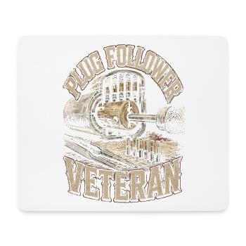 Schlosser Schlüsseldienst Plug Follower Veteran - Mousepad (Querformat) - Weiß - Vorne