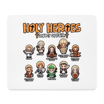 Heilige Helden Allerheiligen-Katholische Kirche - Mousepad (Querformat) - Weiß - Vorne