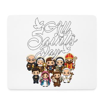 Allerheiligentag Katholischer Heiliger Feiertag - Mousepad (Querformat) - Weiß - Vorne