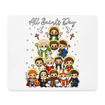 Liebe den römisch-katholischen Allerheiligentag - Mousepad (Querformat) - Weiß - Vorne
