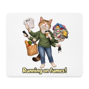 Auf dem Lauf der Dämpfe - Mousepad (Querformat) - Weiß - Vorne