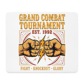 Grand Combat Tournament Mortal Edition - Mousepad (Querformat) - Weiß - Vorne