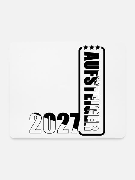 Aufsteiger 2027 - Mousepad (Querformat) - Weiß
