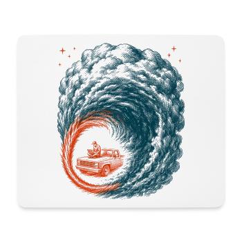 Hook Echo Radar Sturmverfolgung Tornado-tracker - Mousepad (Querformat) - Weiß - Vorne