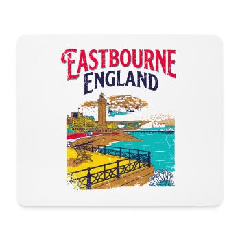 City Eastbourne England Seaside Coast Vintage - Mousepad (Querformat) - Weiß - Vorne