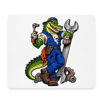 Mechaniker Handwerk / Handwerker - Mousepad (Querformat) - Weiß - Vorne