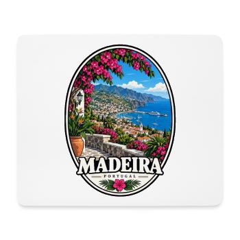Madeira Portugal Insel Urlaub Atlantik - Mousepad (Querformat) - Weiß - Vorne