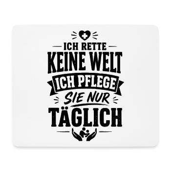 Pflege Alltag - Mousepad (Querformat) - Weiß - Vorne