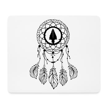 Indianer Ureinwohner Traumfänger Western - Mousepad (Querformat) - Weiß - Vorne