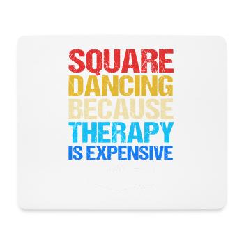 Square Dance - Mousepad (Querformat) - Weiß - Vorne