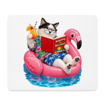 Ruhestand - Mousepad (Querformat) - Weiß - Vorne