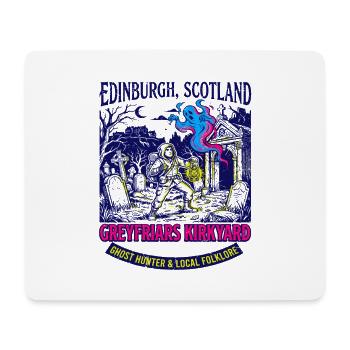 Scotland Edinburgh Ghost Hunter Greyfriars - Mousepad (Querformat) - Weiß - Vorne