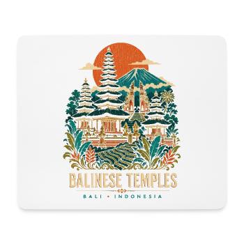 Bali Indonesien Balinesische Tempel - Mousepad (Querformat) - Weiß - Vorne